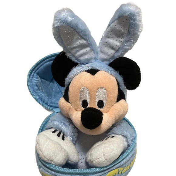 Disney Parks Walt Disney World 2007 Easter Egg Bunny Mickey Plush NEW - Picture 2 of 10